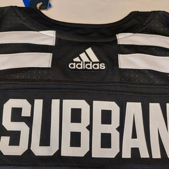 Adidas Authentic New Jersey Devils P.K. Subban Alternate Third NN Jersey Sz 46 - Picture 9 of 10